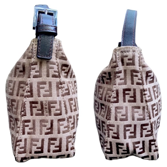 ** SOLD ** Fendi Zucchino Mini Baguette - Picture 2 of 10